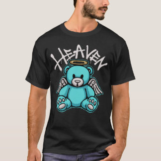 Teddy Bear with Angel Wings and Halo Streetwear T-Shirt