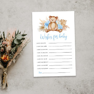 Teddy Bear wünscht eine Babykarte