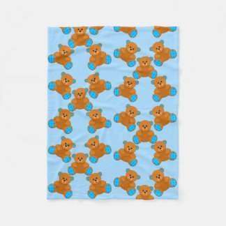 Teddy Bears Baby Blanket Fleecedecke