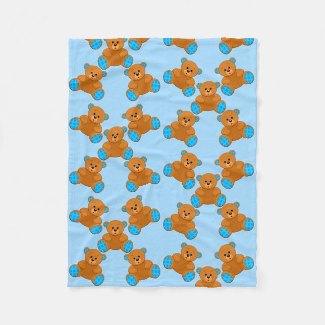 Teddy Bears Baby Blanket Fleecedecke (Vorderseite)