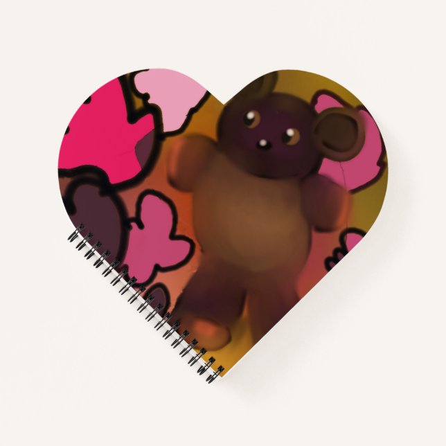 Teddy Bears Notizbuch (Vorderseite)