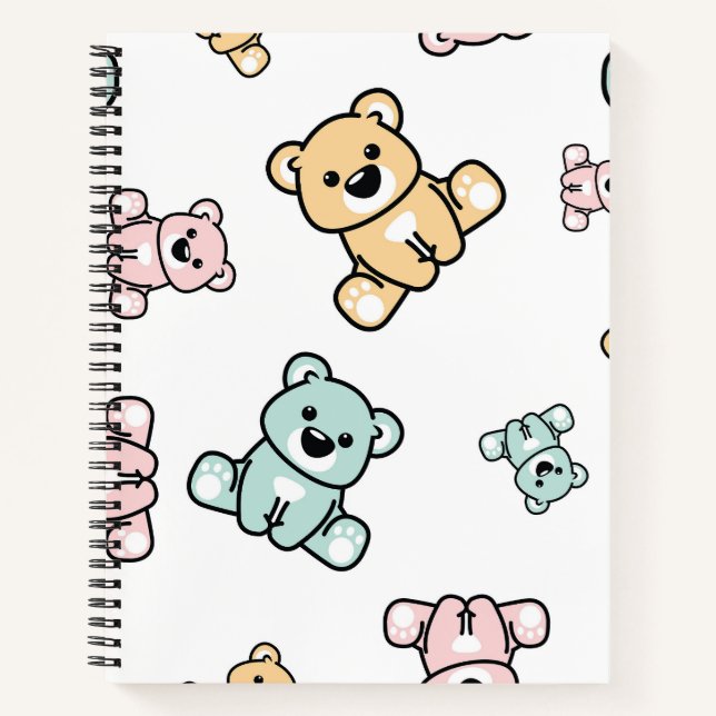 Teddy Bears Notizbuch (Vorderseite)