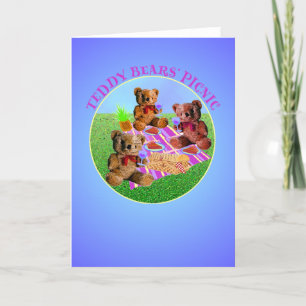 Teddy Bears Picnic Karte