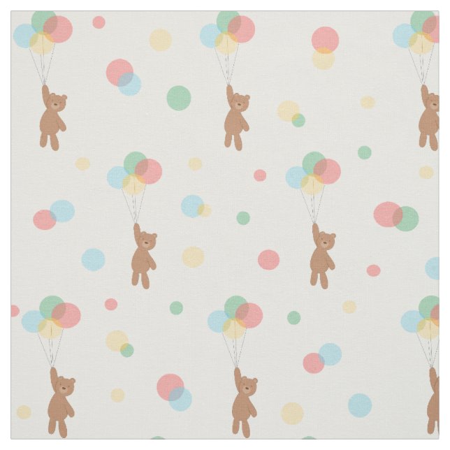 Teddy Bears und Balloons  Stoff (Muster)