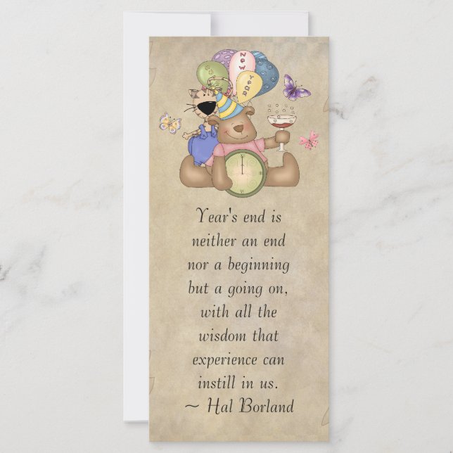 Teddy Celebrates New Year (Vorderseite)