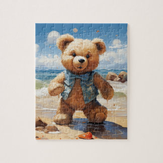 Teddy geht zum Strand! Bärenrätsel