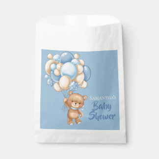 Teddy Girl baby dusche - Blue Geschenktütchen