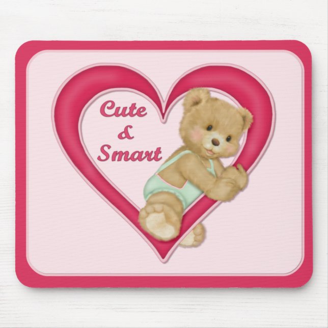 Teddy Heart Mousepad (Vorne)