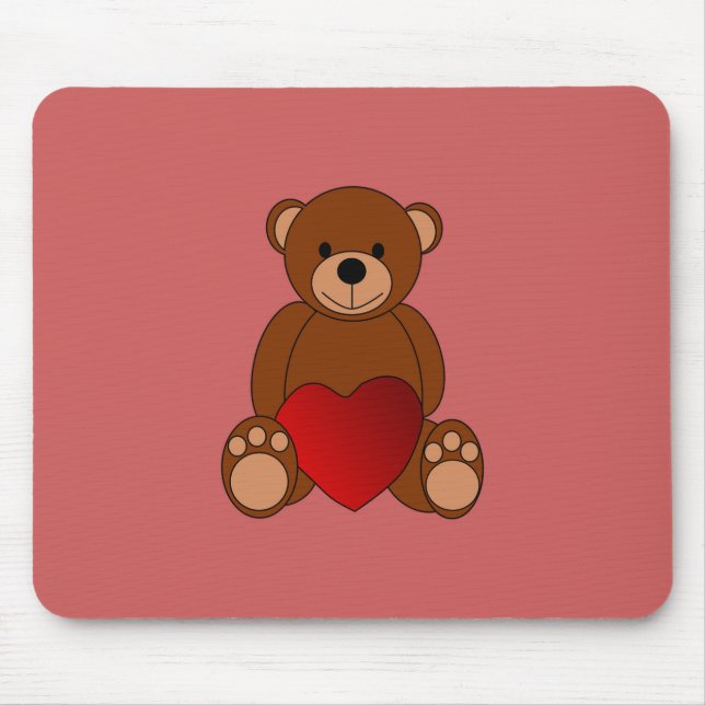 Teddy Liebe Mousepad (Vorne)