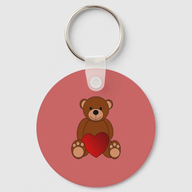 Teddy Liebe Schlüsselanhänger (Vorderseite)