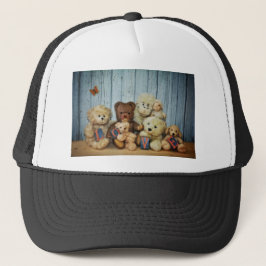 Teddy mit Freunde Truckerkappe