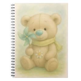 Teddy mit Minznase und Gelbschwanz von Natash Notizblock