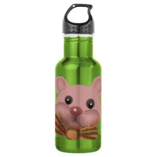 Teddy mit Schleife Edelstahlflasche