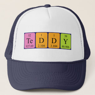 Teddy Periodenname Truckerkappe