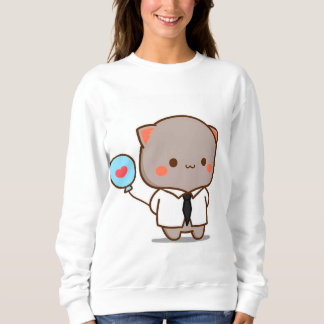 Teddy Pink Trendy Girls Sweatshirt