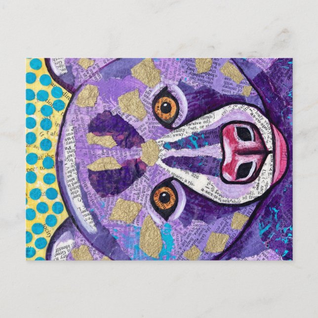 Teddy Postkarte (Vorderseite)