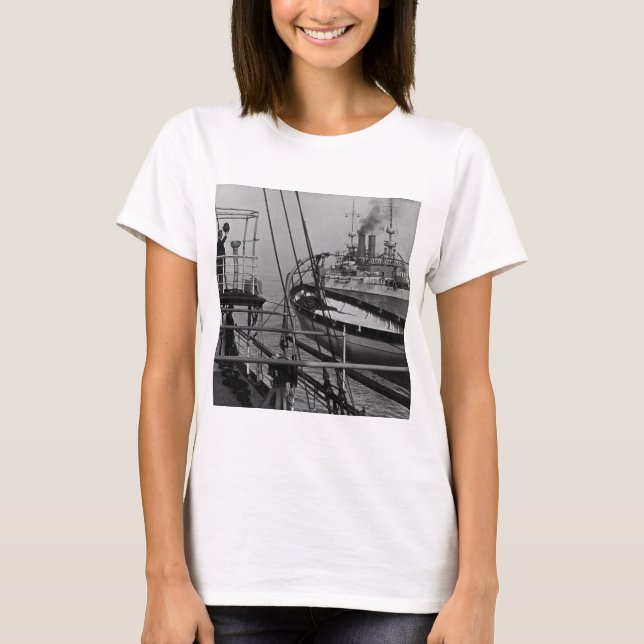 Teddy Roosevelt auf dem Mayflower T-Shirt (Vorderseite)