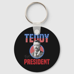 Teddy Roosevelt Für Präsident Bull Moose Theodore Schlüsselanhänger