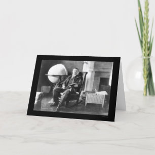 Teddy Roosevelt in Repose 1908 Karte