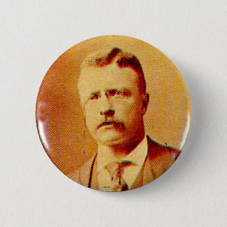 Teddy Roosevelt - Knopf Button