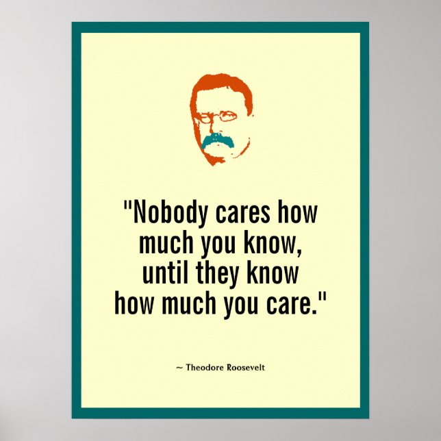 Teddy Roosevelt Poster (Vorne)