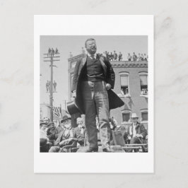 Teddy Roosevelt Stereoview Card 1905 Vintag Postkarte