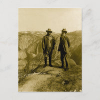 Teddy Roosevelt und John Muir am Glacier Point