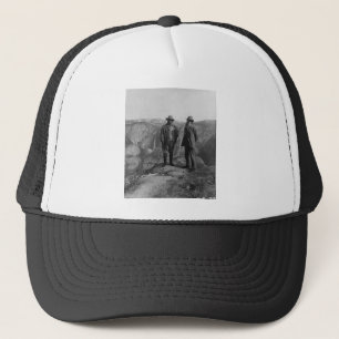 Teddy Roosevelt und John Muir in Yosemite Truckerkappe