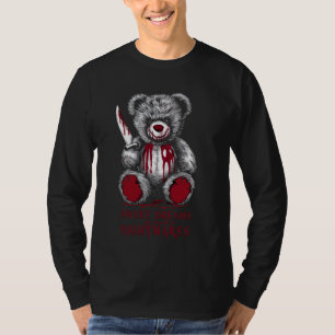 Teddy Spooky Plush Horror Teddy Bear Sc T-Shirt
