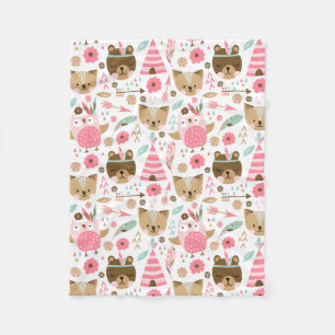 Teddy Tipi Fleecedecke