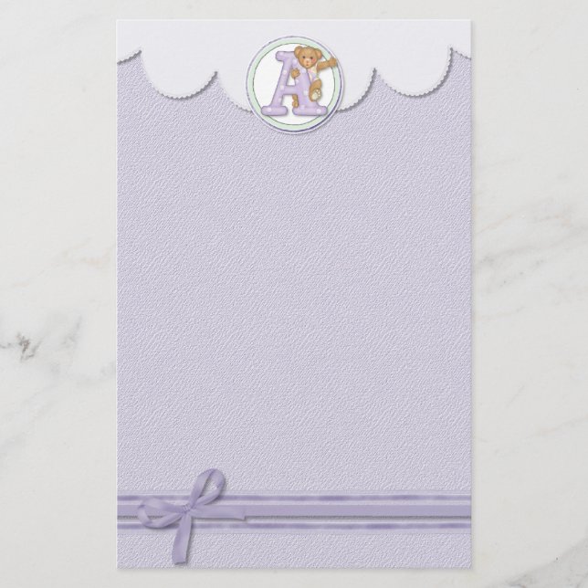Teddy Tots A Briefpapier (Vorderseite)