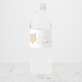 Teddy trägt Picnic Water Bottle Labels