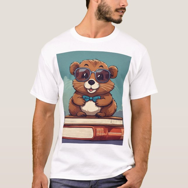 Teddy und die Zauberbücher T-Shirt (Vorderseite)