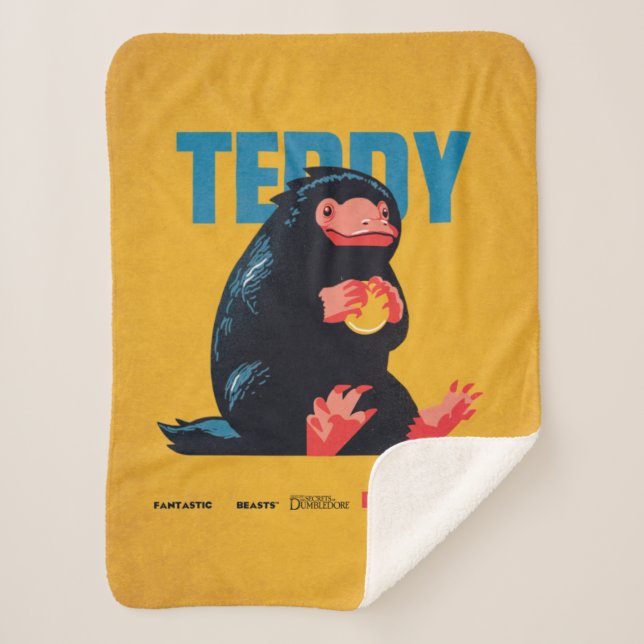 Teddy Vintage Graphic Sherpadecke (Vorderseite)