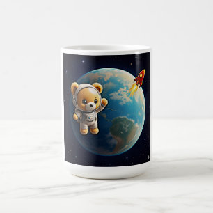 Teddy Weltraum-Abenteuer Kaffeetasse