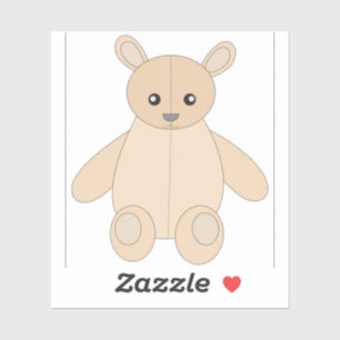 Teddybär Aufkleber