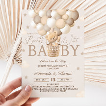Teddybär-Baby-Party Kaum Erwarten
