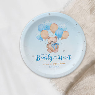 Teddybär-Baby-Party Pappteller