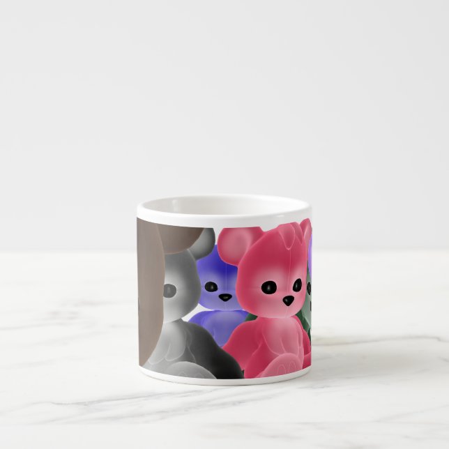 Teddybär Bearz Espressotasse (Vorderseite)