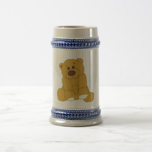 Teddybär Bierglas