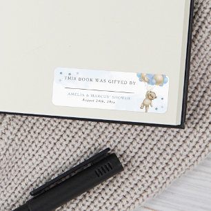 Teddybär-Blue-Book Verschenkt von