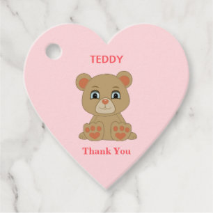 Teddybär Danke Geschenkanhänger