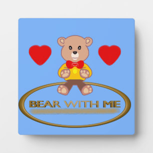 Teddybär  fotoplatte