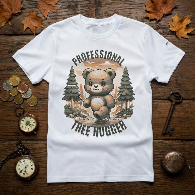 Teddybär im Wald T-Shirt (Von Creator hochgeladen)