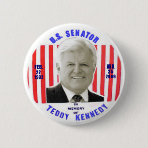 Teddybär-Kennedy-Denkmal-Knopf Button