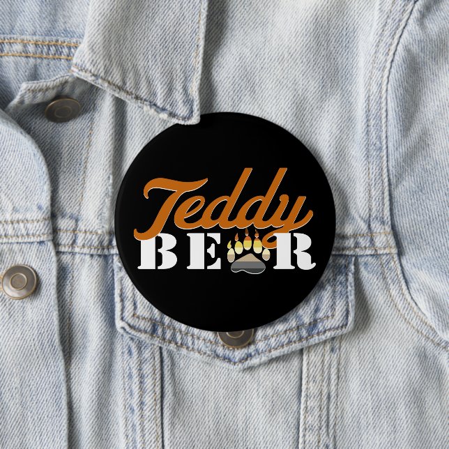 Teddybär-Knopf Button (Beispiel)