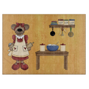 Teddybär-Koch-Schneidbrett Schneidebrett