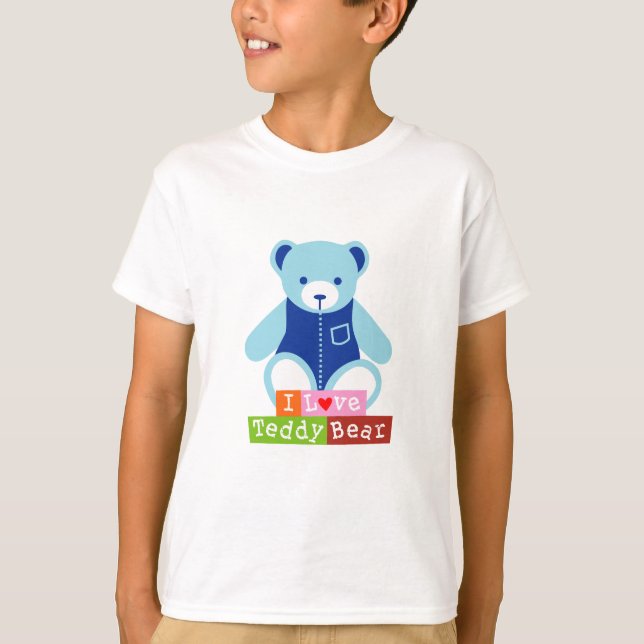 Teddybär Liebe T-Shirt (Vorderseite)