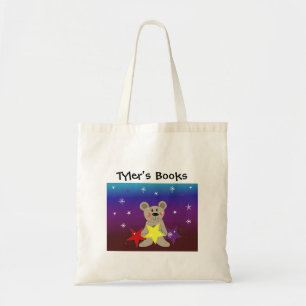 Teddybär mit Sternen Buchrucksack Tragetasche
