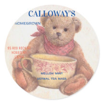 Teddybär mit Teacup